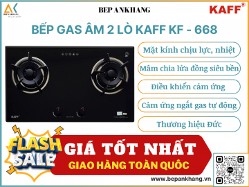 Bếp gas âm 2 lò KAFF  KF - 668 - Thương hiệu Đức